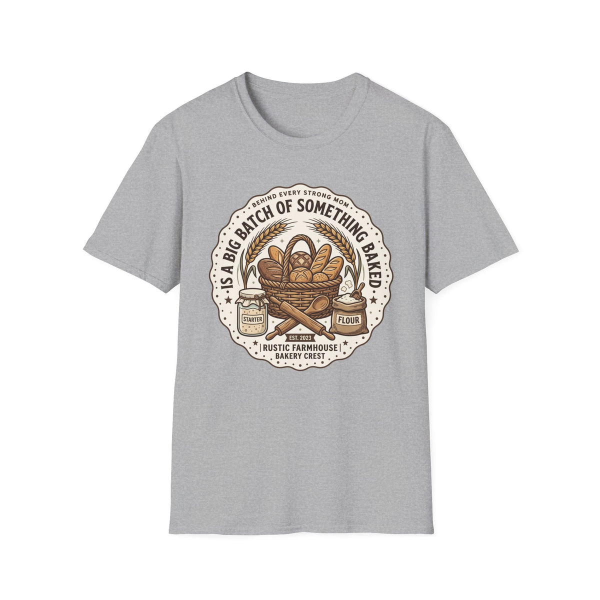 Behind Every Strong Mom T-Shirt